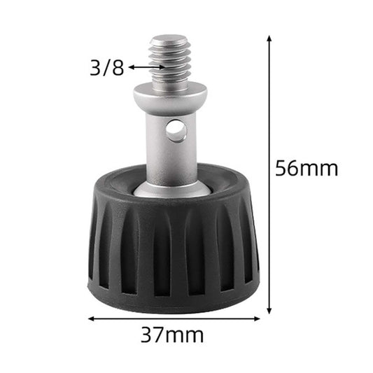 BEXIN GSF37-S Tripod 3/8 inch Stainless Steel Foot Spikes Plastic Foot Pad by BEXIN