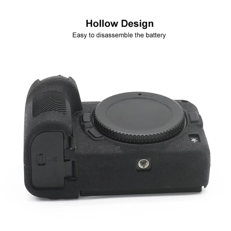 For Nikon Z7 II Soft Silicone Protective Case (Black) - Protective Case by buy2fix | Online Shopping UK | buy2fix