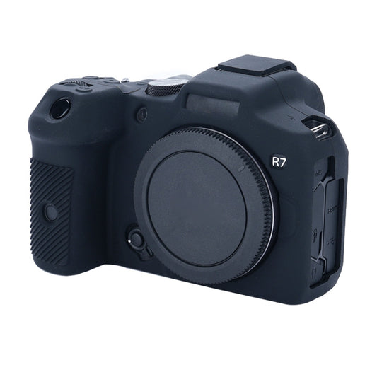For Canon EOS R7 Soft Silicone Protective Case (Black) - Protective Case by buy2fix | Online Shopping UK | buy2fix