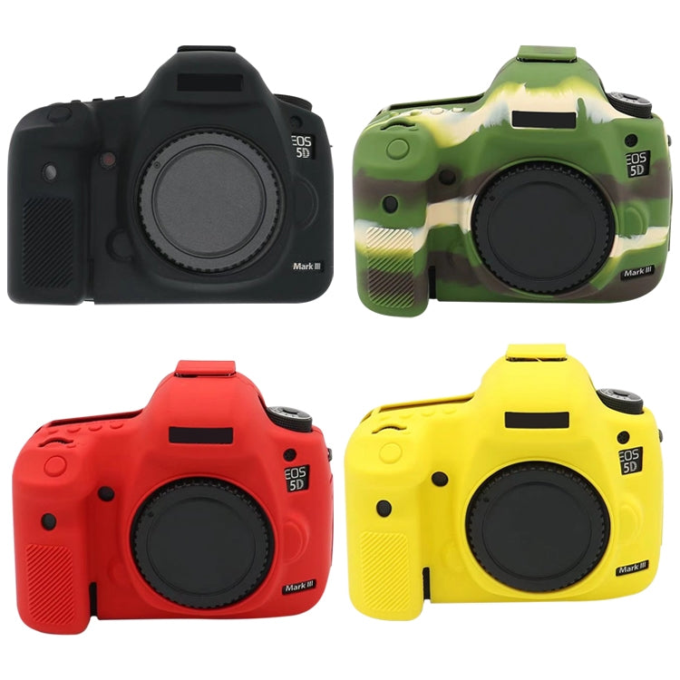 For Canon EOS 5DS Soft Silicone Protective Case (Camouflage) - Protective Case by buy2fix | Online Shopping UK | buy2fix