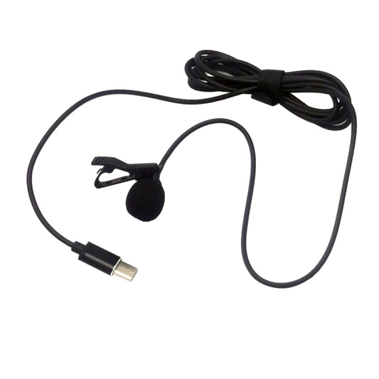 For Insta360 ONE R Lavalier Clip Type-C Recording Microphone (Black) by buy2fix