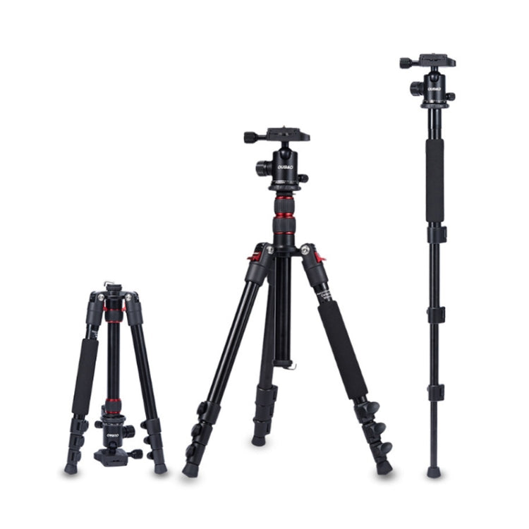 TRIOPO Oubao A-208S Adjustable Portable Aluminum Alloy Tripod with Ball Head for SLR Camera - Tripods by TRIOPO | Online Shopping UK | buy2fix