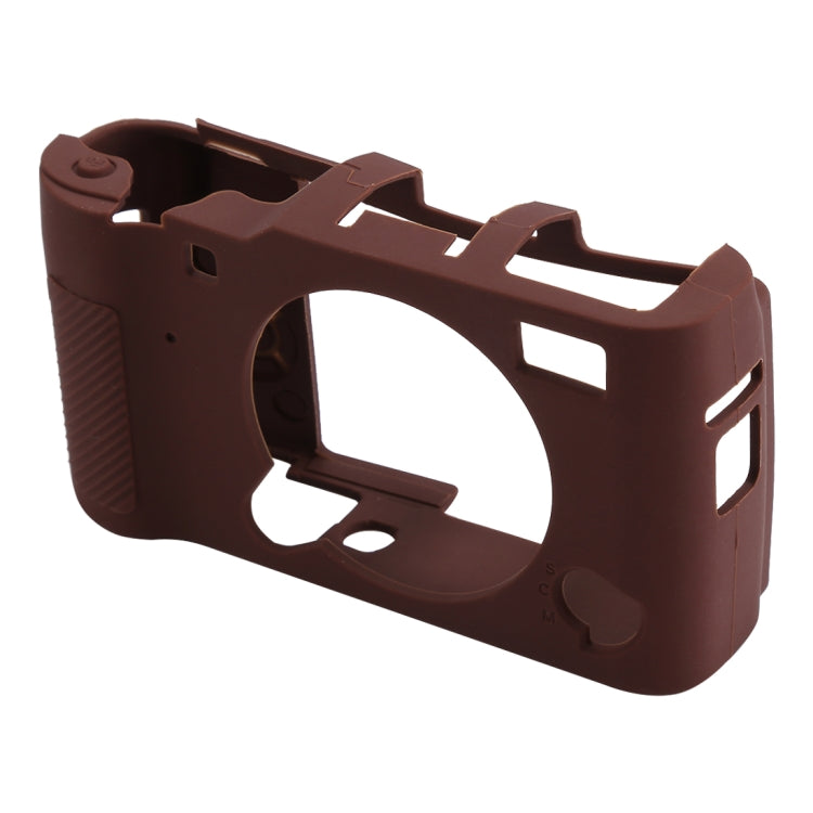 Soft Silicone Protective Case for FUJIFILM X-A5(Coffee) - Protective Case by buy2fix | Online Shopping UK | buy2fix