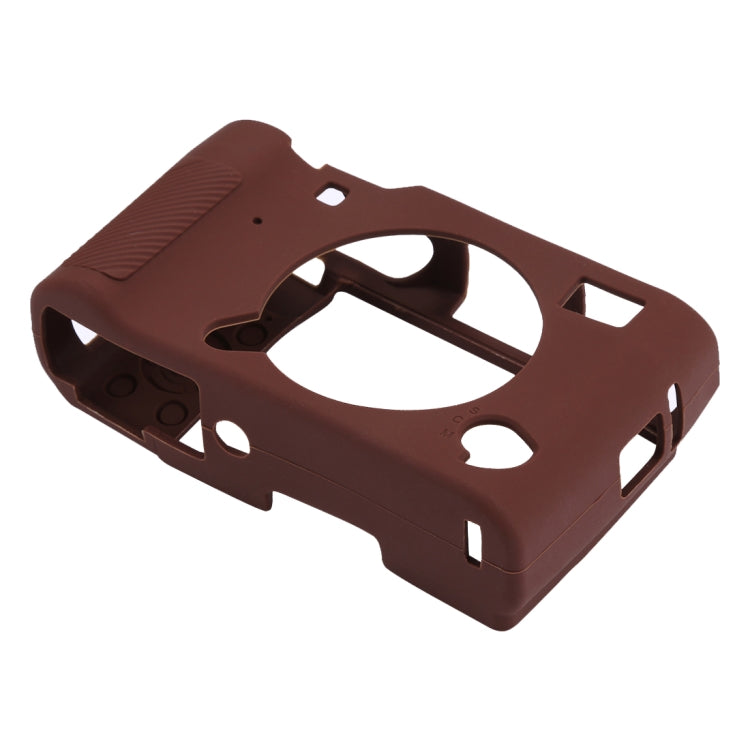 Soft Silicone Protective Case for FUJIFILM X-A5(Coffee) - Protective Case by buy2fix | Online Shopping UK | buy2fix