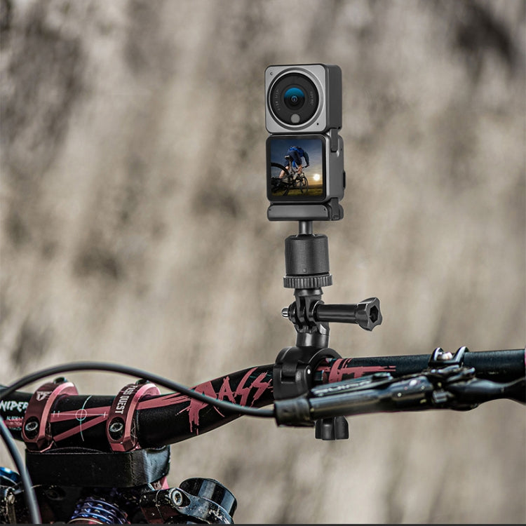 STARTRC Upgrade Bike Handlebar Fixed Mount Holder For DJI OSMO 360 / Action 3 / Action 2 / OSMO Action (Black) - Mount & Holder by STARTRC | Online Shopping UK | buy2fix