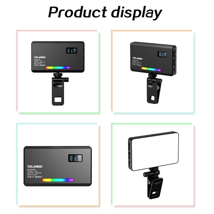 YELANGU LW140RGB 140 LEDs RGB Studio Light Video & Photo Fill Light (Black) - by YELANGU | Online Shopping UK | buy2fix