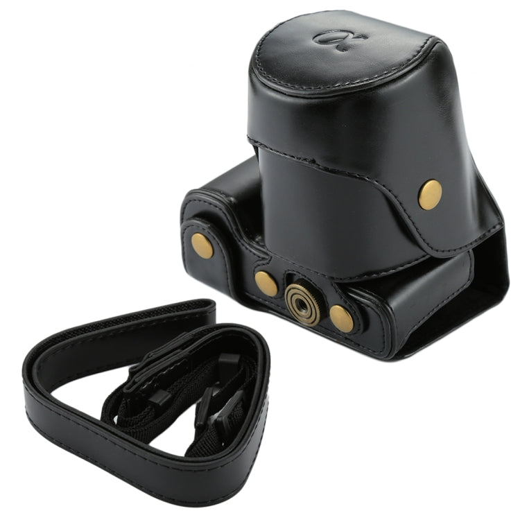 Full Body Camera PU Leather Case Bag with Strap for Sony NEX 7 / F3 (18-55mm Lens)(Black) by buy2fix