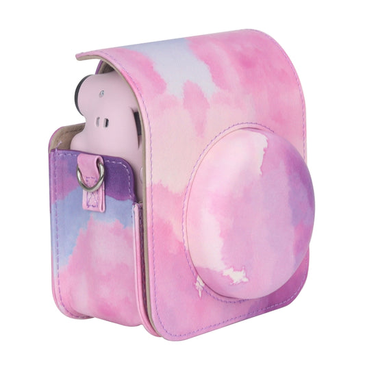 For FUJIFILM instax mini 12 Painted Full Body Leather Case Camera Bag with Strap(Dream Cloud) by buy2fix