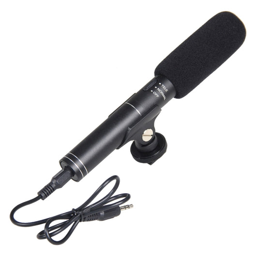 YELANGU YLG1401A Double Back Pole Professional Condenser Shotgun Microphone for DSLR & DV Camcorder(Black) by YELANGU