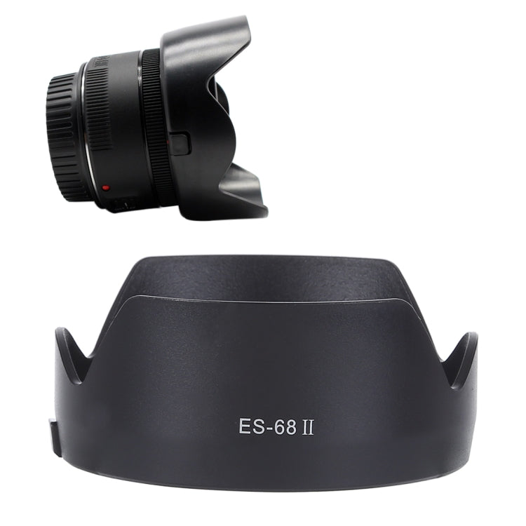 ES-68II Lens Hood Shade for Canon EF 50mm f/1.8 STM 49mm Lens - Lens Hood by buy2fix | Online Shopping UK | buy2fix