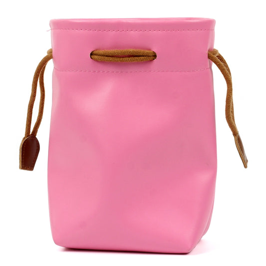 Universal Vintage PU Leather Bundle Pocket Case Bag for Polaroid Mini Camera& Digital Camera without Lens, with Rope Size: 19.5cm x 11.5cm x 7.5cm(Pink) by buy2fix