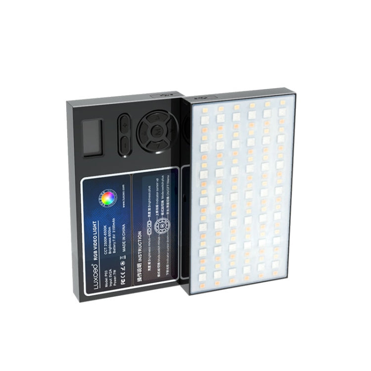 LUXCeO P03 LED Video Light 800LM Super Slim Panel Light On-camera Light Selfie Light Video Photography Studio Light - by LUXCeO | Online Shopping UK | buy2fix