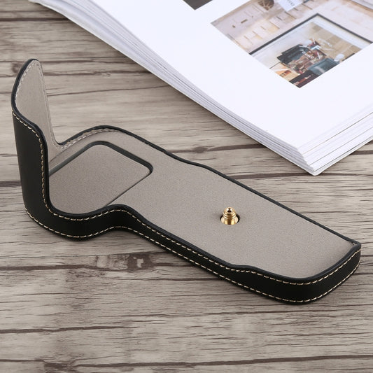 1/4 inch Thread PU Leather Camera Half Case Base for Canon EOS 5D Mark IV / 5D Mark III(Black) - Half Case by buy2fix | Online Shopping UK | buy2fix