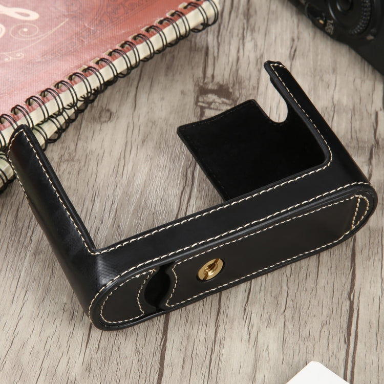 1/4 inch Thread PU Leather Camera Half Case Base for Leica Q (Typ 116)(Black) - Half Case by buy2fix | Online Shopping UK | buy2fix