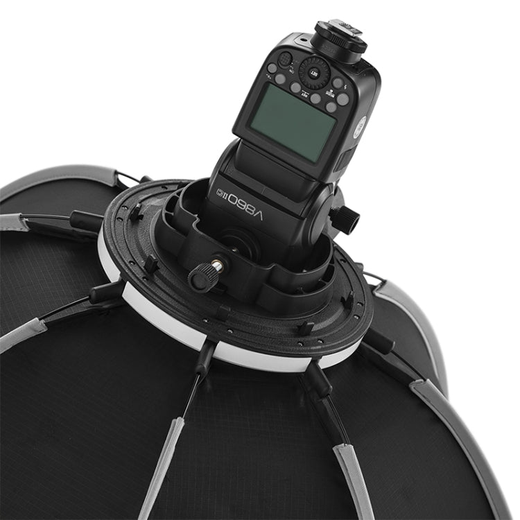 TRIOPO KS55 55cm Speedlite Flash Octagon Parabolic Softbox Diffuser with Bracket Mount Handle - by TRIOPO | Online Shopping UK | buy2fix