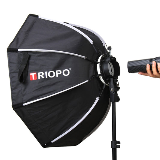 TRIOPO KX65 65cm Dome Speedlite Flash Octagon Parabolic Softbox Diffuser for Speedlite by TRIOPO
