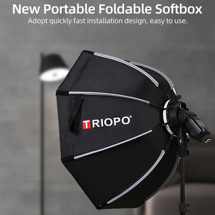 TRIOPO KX65 65cm Dome Speedlite Flash Octagon Parabolic Softbox Diffuser for Speedlite - by TRIOPO | Online Shopping UK | buy2fix
