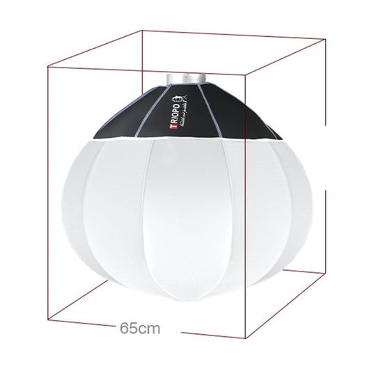 TRIOPO KQ65 65cm Foldable Lantern Softbox SpeedLite Flash Light Foldable Diffuser by TRIOPO