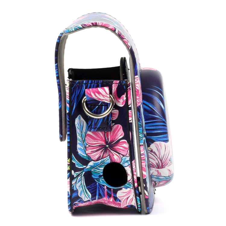 Flamingo Pattern PU Leather Protective Camera Case Bag For FUJIFILM Instax Mini90 Camera - Leather Bag by buy2fix | Online Shopping UK | buy2fix