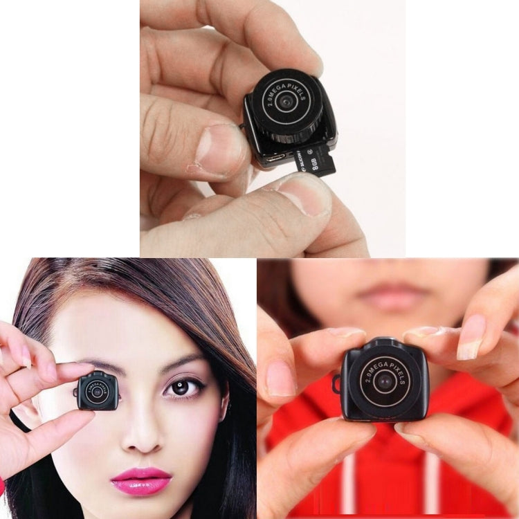 Y2000 HD Outdoor Sports Ultra-Mini DV Pocket Digital Video Recorder Camera Camcorder, Support Max 32GB Micro SD / TF Card(Black) by buy2fix