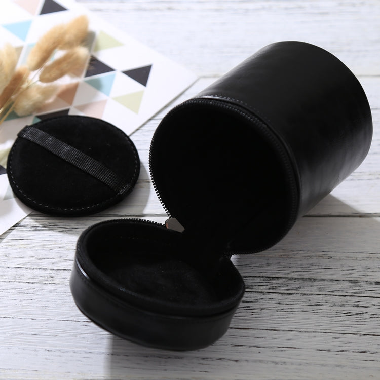 Medium Lens Case Zippered PU Leather Pouch Box for DSLR Camera Lens, Size: 13x9x9cm(Black) - Lens Bag by buy2fix | Online Shopping UK | buy2fix