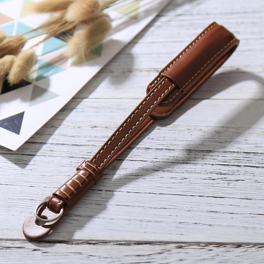 Wrist Strap Grip PU Leather Hand Strap for SLR / DSLR Cameras(Brown) by buy2fix