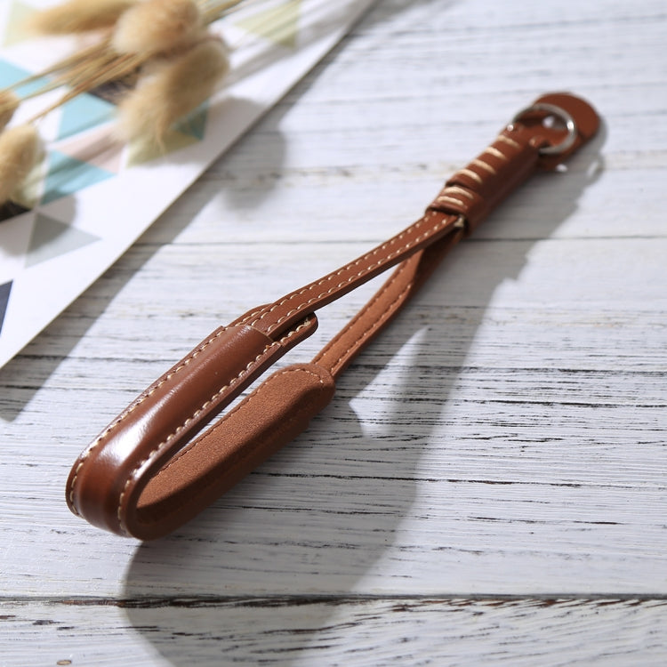 Wrist Strap Grip PU Leather Hand Strap for SLR / DSLR Cameras(Brown) - Camera Strap by buy2fix | Online Shopping UK | buy2fix