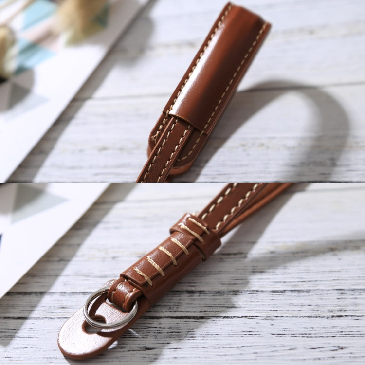 Wrist Strap Grip PU Leather Hand Strap for SLR / DSLR Cameras(Brown) - Camera Strap by buy2fix | Online Shopping UK | buy2fix