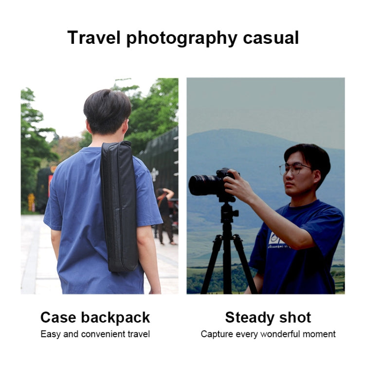 TRIOPO K2508S+B1S Adjustable Portable Aluminum Alloy Tripod with Ball Head for SLR Camera(Gold) - Tripods by TRIOPO | Online Shopping UK | buy2fix