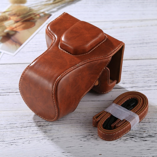 Full Body Camera PU Leather Case Bag with Strap for FUJIFILM XT10 / XT20 (16-50mm / 18-55mm Lens)(Brown) by buy2fix