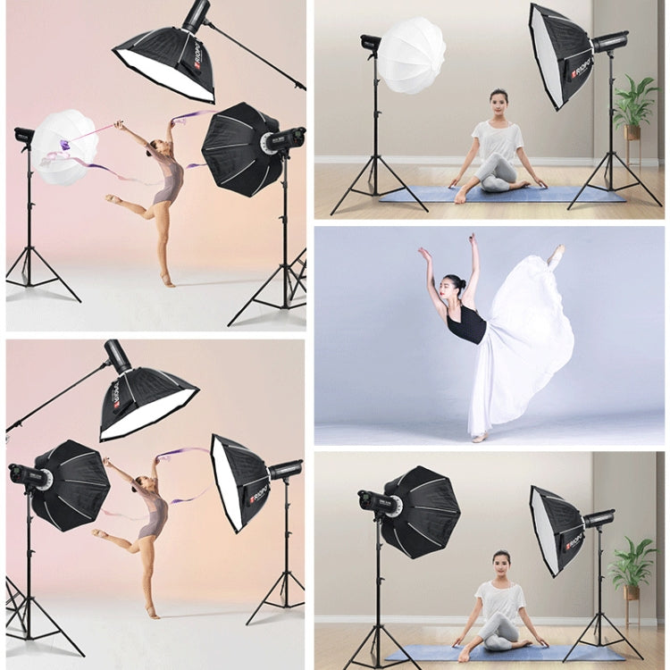 TRIOPO EX-200W Studio Flash Built-in Dissipate Heat System with EX-200III LED Single Light by TRIOPO