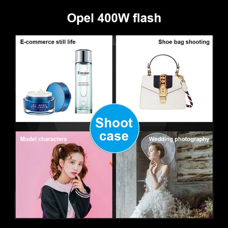 TRIOPO Oubao TTR400W Studio Flash with E27 150W Light Bulb by TRIOPO