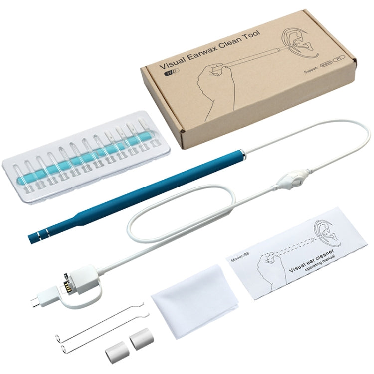 I98 1.3 Million HD Visual Earwax Clean Tool Endoscope Borescope with 6 LEDs, Lens Diameter: 5.5mm by buy2fix