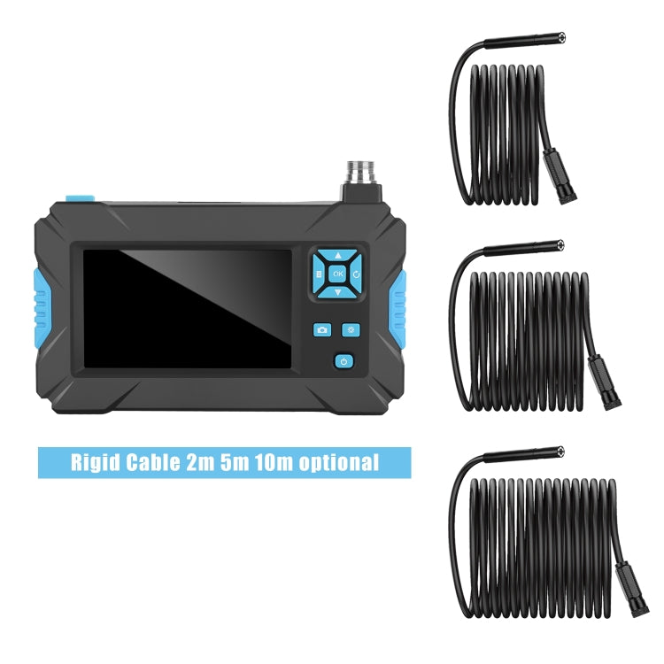 P30 5.5mm IP67 Waterproof 4.3 inch HD Portable Endoscope Hard Cable Industrial Endoscope, Cable Length: 2m(Blue) - by buy2fix | Online Shopping UK | buy2fix