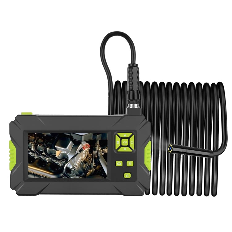 P30 8mm IP67 Waterproof 4.3 inch HD Portable Endoscope Hard Cable Industrial Endoscope, Cable Length: 5m(Green) - by buy2fix | Online Shopping UK | buy2fix