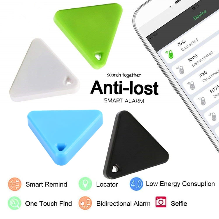 HCX003 Triangle Two-way Smart Bluetooth Anti-lost Keychain Finder (Black) - Anti-lost Alarm by buy2fix | Online Shopping UK | buy2fix