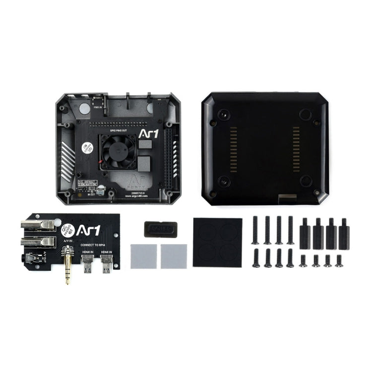 Waveshare Argon One Aluminum Case For Raspberry Pi 4, with Safe Power Button by WAVESHARE