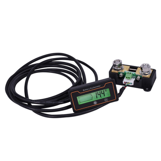 2m 50A 12V 48V Digital Display DC Current Voltmeter Lead-Acid Lithium Battery Charge Meter by buy2fix