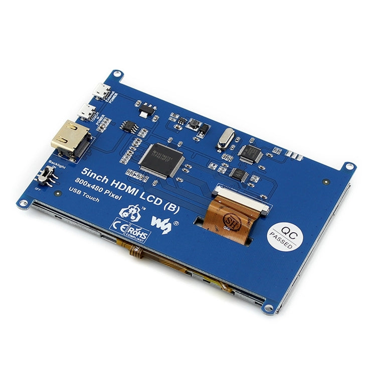 WAVESHARE 5 Inch HDMI LCD (B) 800x480 Touch Screen for Raspberry Pi Supports Various Systems - LCD & LED Display Module by WAVESHARE | Online Shopping UK | buy2fix