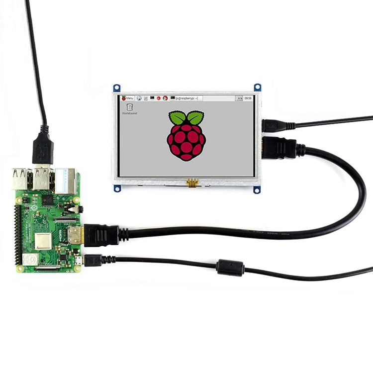 WAVESHARE 5 Inch HDMI LCD (B) 800x480 Touch Screen for Raspberry Pi Supports Various Systems - LCD & LED Display Module by WAVESHARE | Online Shopping UK | buy2fix