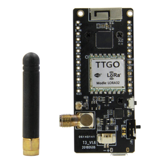 TTGO LORA32 V2.1 ESP32 0.96 inch OLED Bluetooth WiFi Wireless Module 868MHz SMA IP5306 Module with Antenna by TTGO