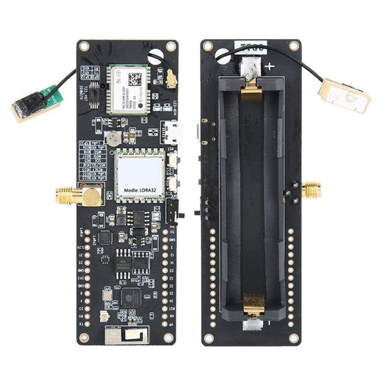 TTGO T-Beamv1.0 ESP32 Chipset Bluetooth WiFi Module 915MHz LoRa NEO-6M GPS Module with SMA Antenna, Original Version by TTGO