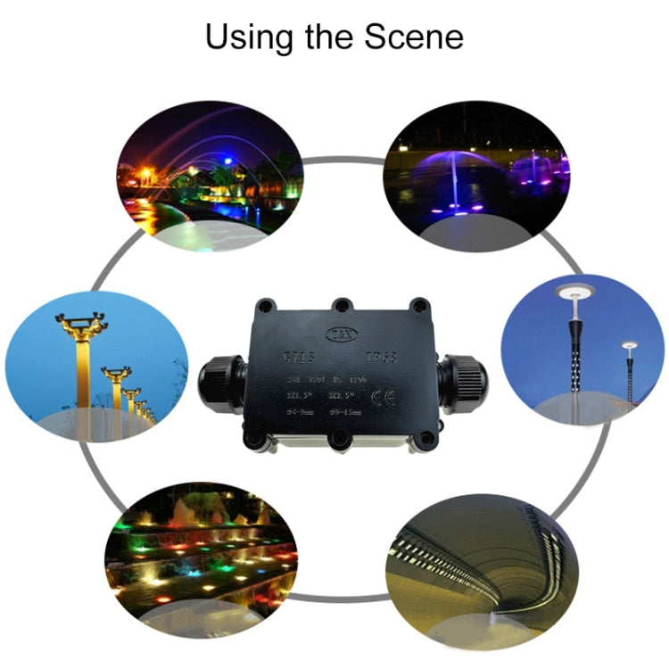 G713 IP68 Waterproof Six-way Junction Box for Protecting Circuit Board - Connector & Plug by buy2fix | Online Shopping UK | buy2fix