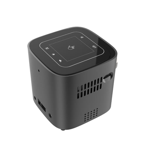 WEJOY DL-S12 Mini Portable 50 ANSI Lumens DLP Smart Projector with Remote Control & Holder, Android 7.1.2, 2GB DDR3+16GB, RK3128 Quad Core ARM Cortex-A7 up to 1.2GHz, Support WiFi / USB / Audio OUT / DC IN by WEJOY