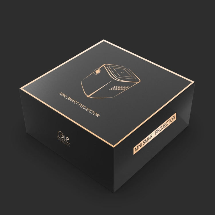 WEJOY DL-S12 Mini Portable 50 ANSI Lumens DLP Smart Projector with Remote Control & Holder, Android 7.1.2, 2GB DDR3+16GB, RK3128 Quad Core ARM Cortex-A7 up to 1.2GHz, Support WiFi / USB / Audio OUT / DC IN by WEJOY