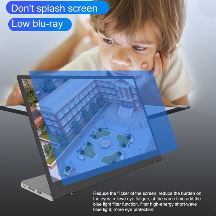 M8 14inch 1080P Ultra-thin HD Portable Narrow-edge Display by buy2fix
