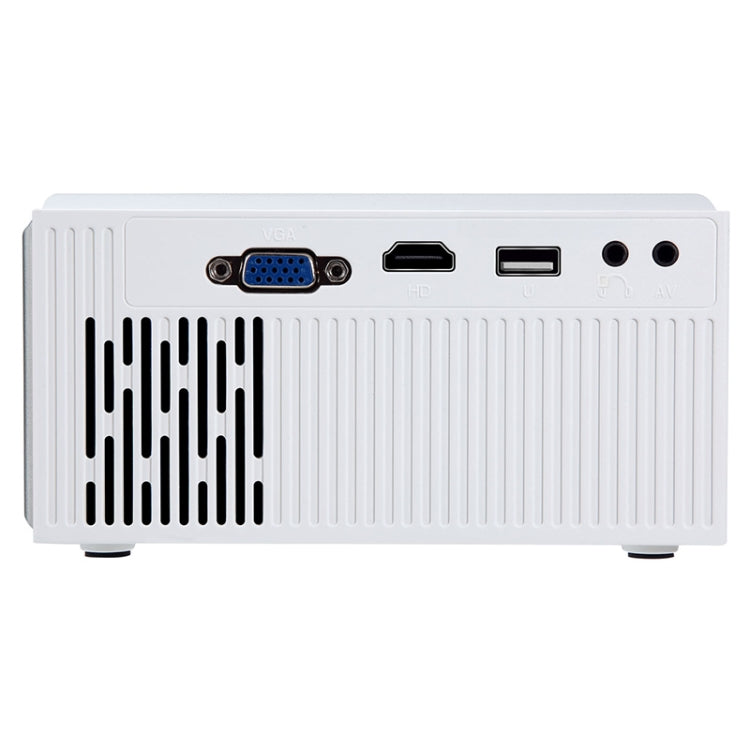 Cheerlux C8 1800 Lumens 1280x800 720P 1080P HD WiFi Sync Display Smart Projector, Support HDMI / USB / VGA / AV(White) - LED Projector by Cheerlux | Online Shopping UK | buy2fix