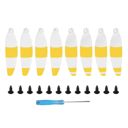 8PCS/Set Sunnylife 4726F-CS Low Noise Quick-release Wing Propellers Drone Accessories for DJI Mavic Mini(Yellow) - DIY Propeller by Sunnylife | Online Shopping UK | buy2fix