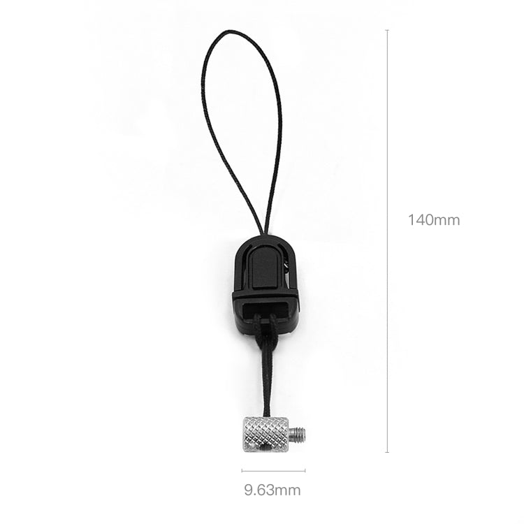 STARTRC Phone Holder Clip Anti-lost Rope Strap Anti-drop for DJI OM4 / Osmo Mobile 3 (Black) - by STARTRC | Online Shopping UK | buy2fix