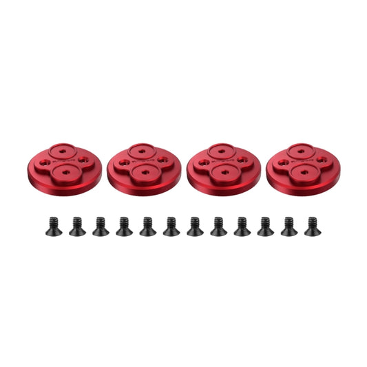 4 PCS Sunnylife Motor Metal Protection Cover for DJI Mini 2 (Red) by Sunnylife